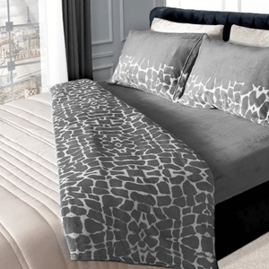 JOGO CAMA 260X280 SEDALINA TARTARUGA CINZA CASAL