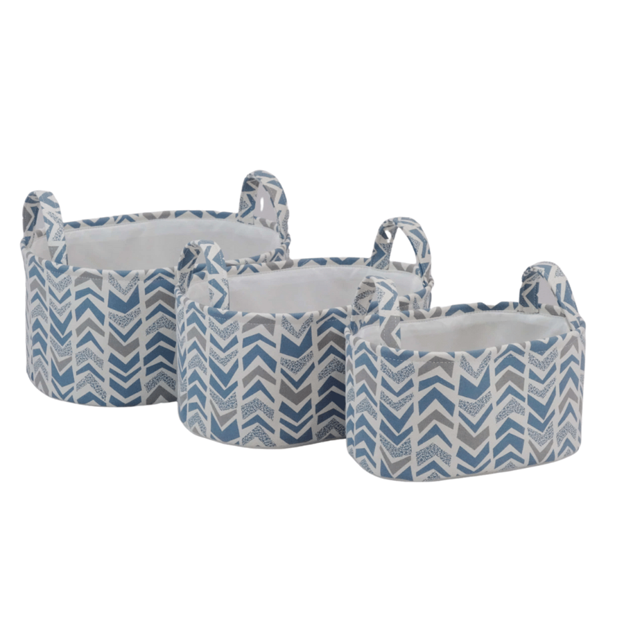 CESTA CESTA ARROW BLUE OVAL PEQUENO