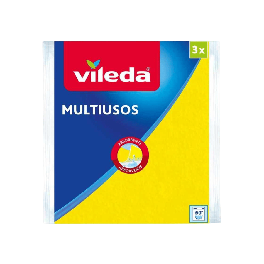 VILEDA PANO MULTIUSOS C/3 AMARELO