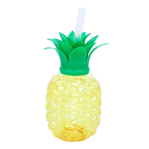 COPO ANANAS C/PALHINHA 500ML