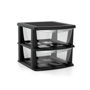 MÓDULO PRETO C/2GAVETAS