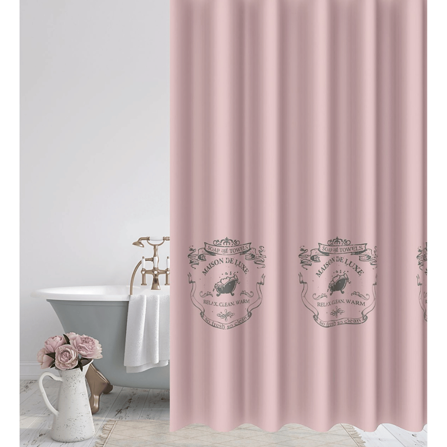 CORTINA WC MAISON DE LUXE ROSA