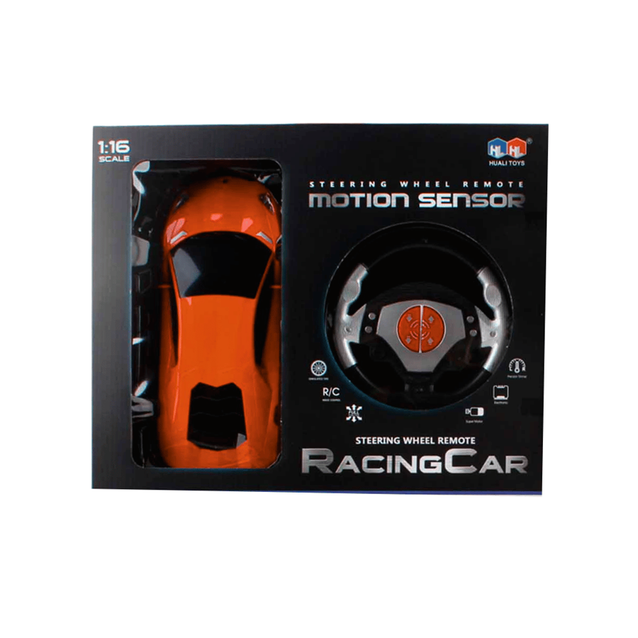 CARRO R/C RACING LARANJA