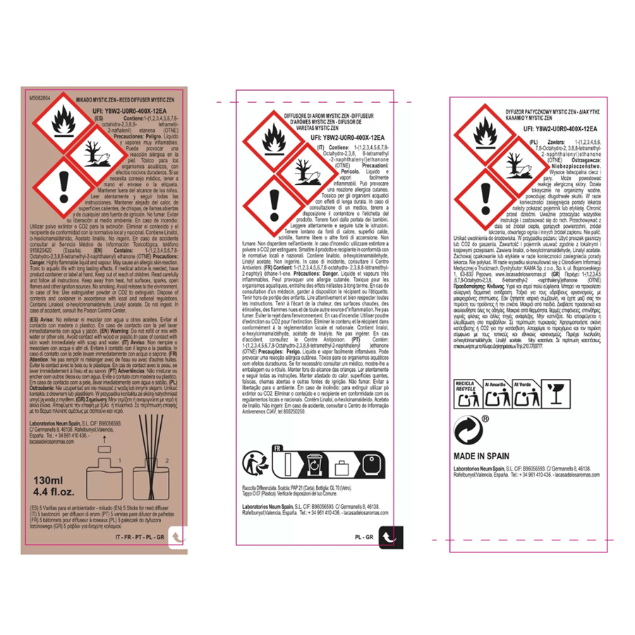 C.AROMAS MIKADO MYSTIC ZEN JAMSA C.AROMAS MIKADO MYSTIC ZEN JAMSA