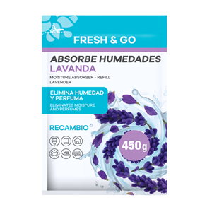 CASA AROMAS REC. ABSORVE HUMIDADE 450G LAVANDA