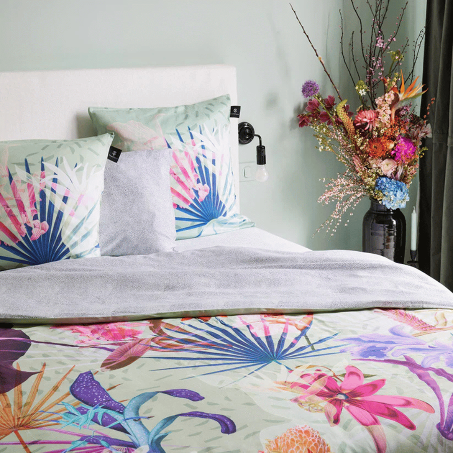 C. LACROIX CAPA EDREDÃO 240X220CM MULTI VERT PARADIS