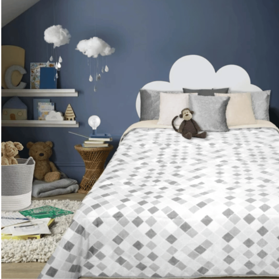 EDREDÃO 220X250CM SEDALINA CINZA C/PÊLO SHERPA