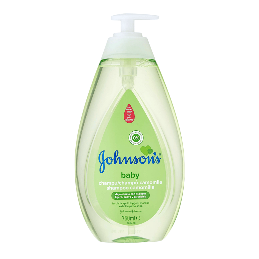 JOHNSON CHAMPÔ CAMOMILA 750ML C/DISPENSADOR