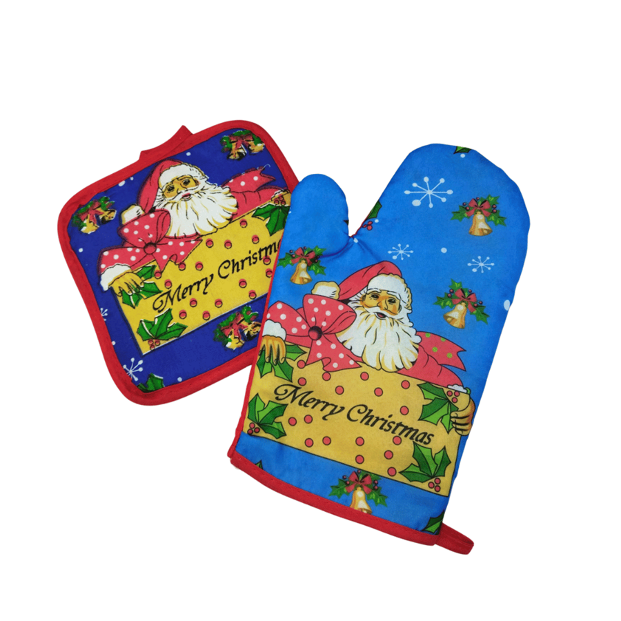 AVENTAL C/LUVA E PEGA PAI NATAL