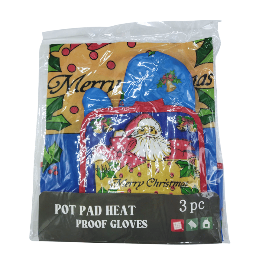 AVENTAL C/LUVA E PEGA PAI NATAL