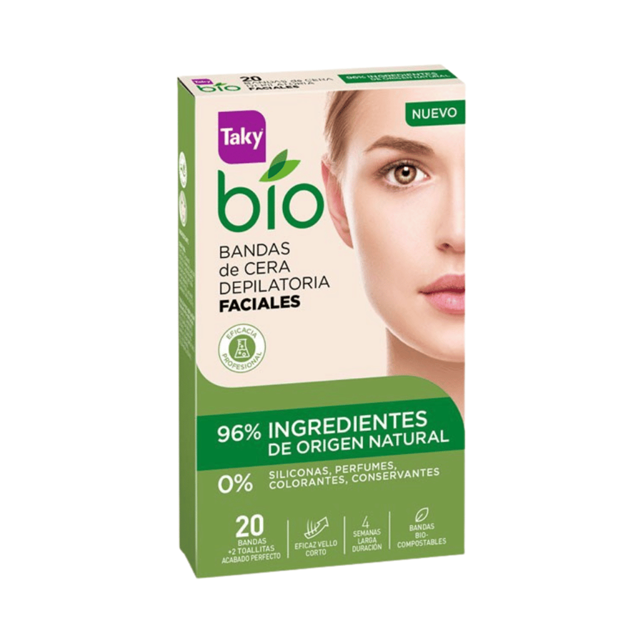 TAKY BANDAS DEPILATÓRIAS FACIAIS C/20