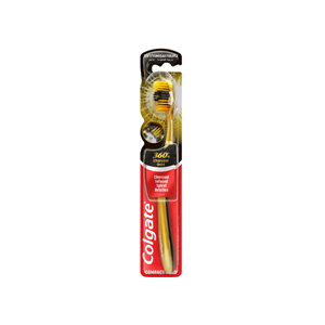 COLGATE ESCOVA DENTES CHARCOAL GOLD ROSA