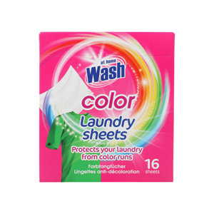 AT HOME WASH TOALHITAS ROUPA DE COR