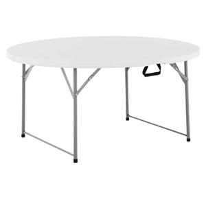 MESA DOBRÁVEL 150X74CM REDONDA