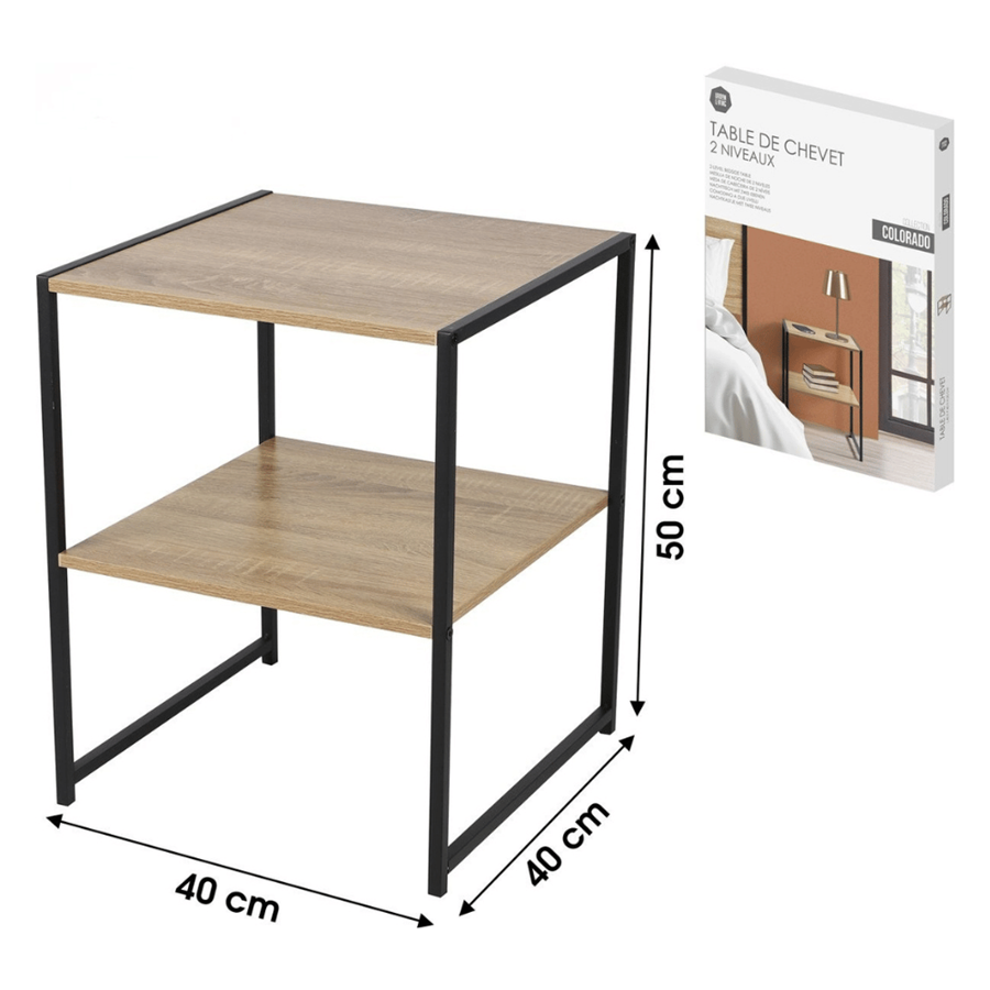 MESA COLORADO 40X40XH50CM