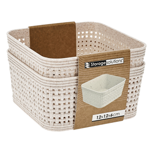 CESTOS MULTIUSOS C/2 12X12X6CM