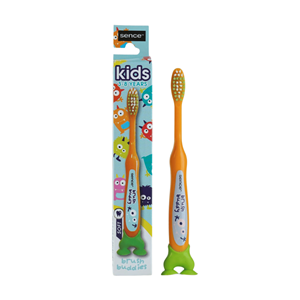 SENCE ESCOVA DENTES KIDS 3/8 ANOS SOFT LARANJA