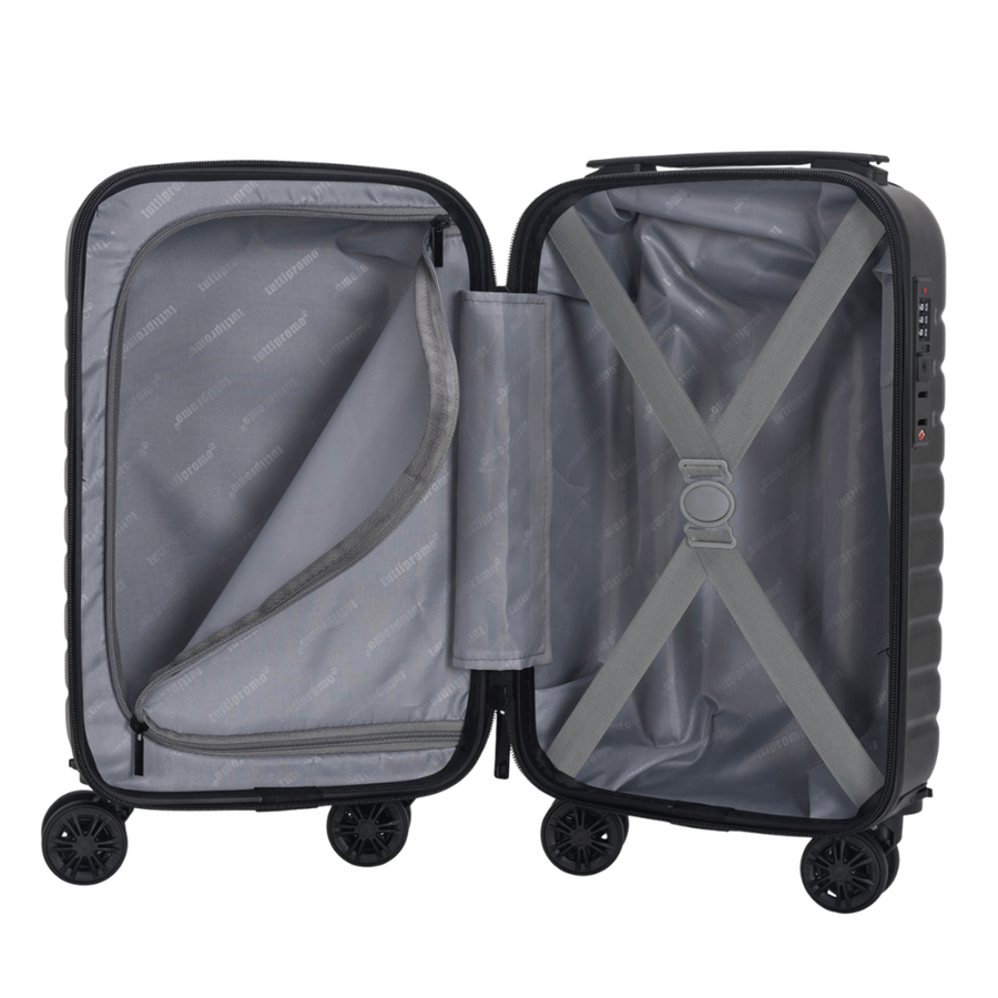 MALA VIAGEM 40X25X20CM PRETA