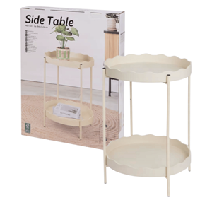 MESA APOIO REDONDA 40X54CM