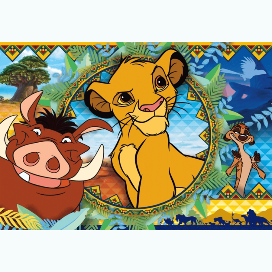 DISNEY PUZZLE 2X60PCS REI LEÃO
