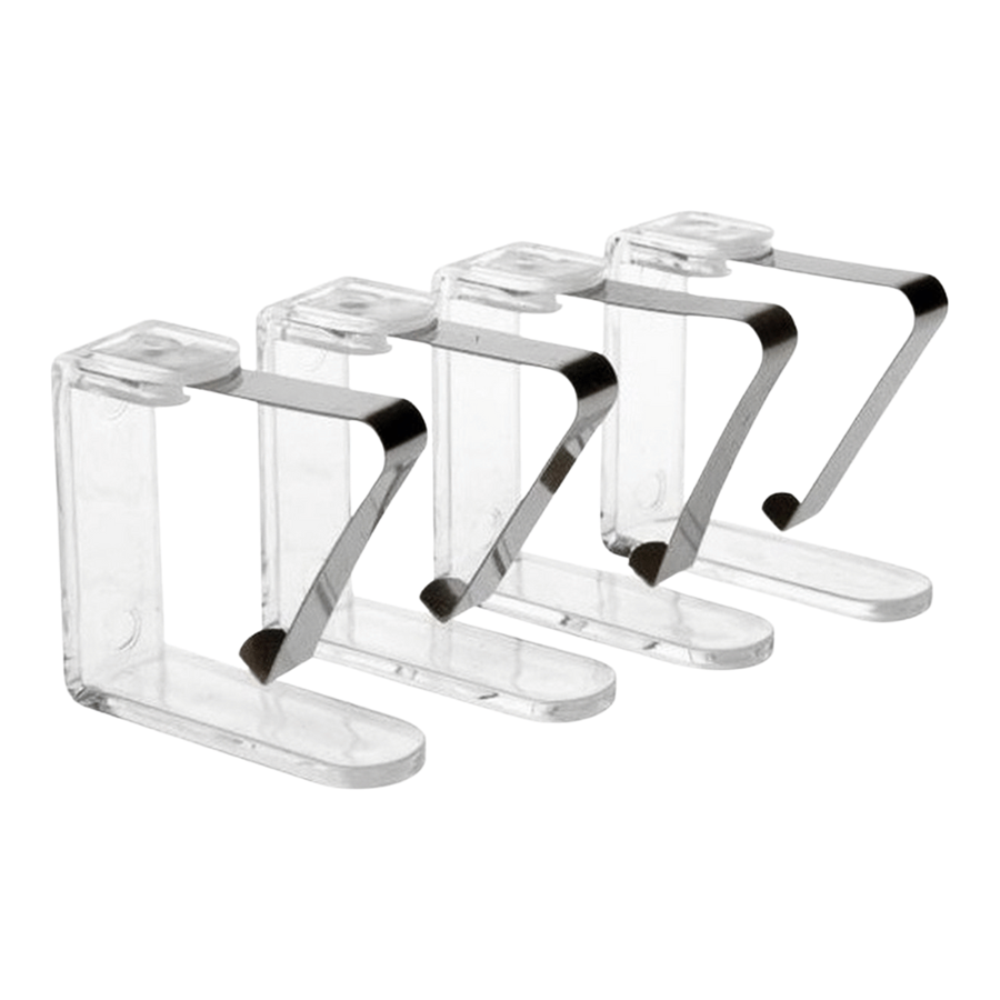 CLIP DE MESA P/ TOALHA C/4