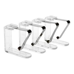 CLIP DE MESA P/ TOALHA C/4