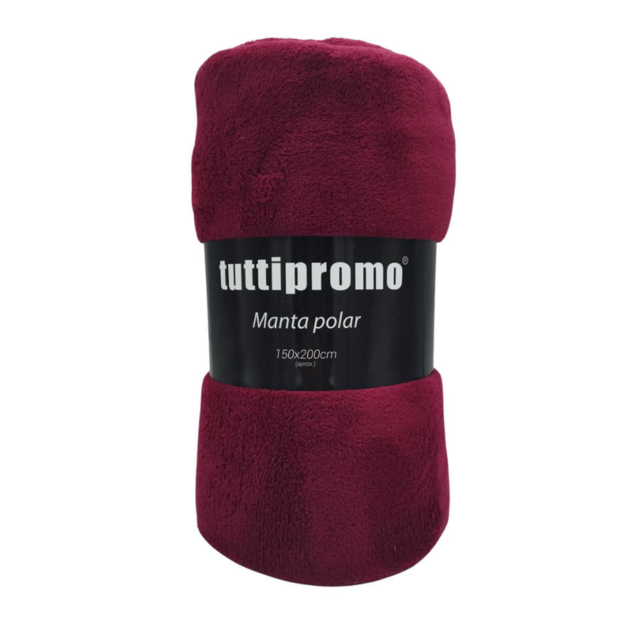 MANTA 150X200CM VELUDO BORDÔ
