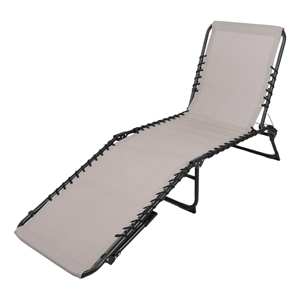 ESPREGUIÇADEIRA TAUPE 187X56XH26/85CM