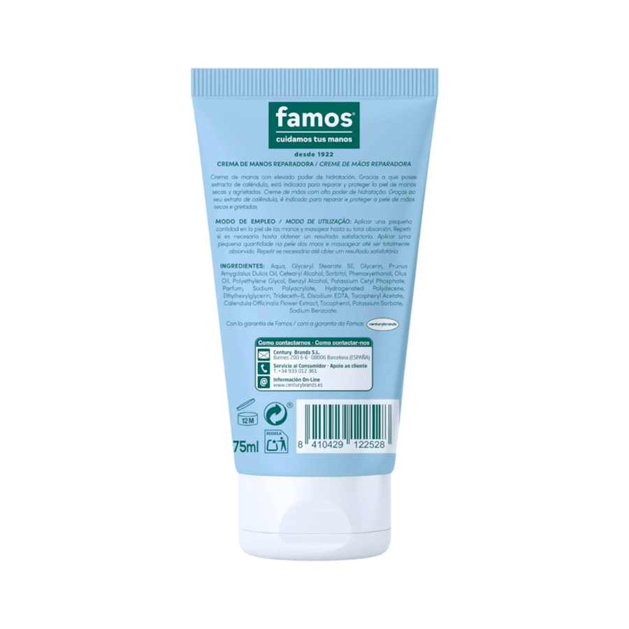 FAMOS CREME MÃOS CALENDULA 75ML