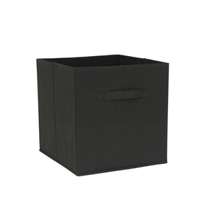 CAIXA TECIDO PRETA 31X31CM