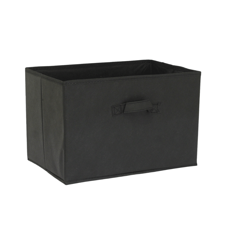 CAIXA TECIDO 38X25CM P/ARRUMAÇÃO PRETA