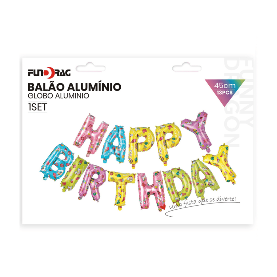 BALÃO HAPPY BIRTHDAY