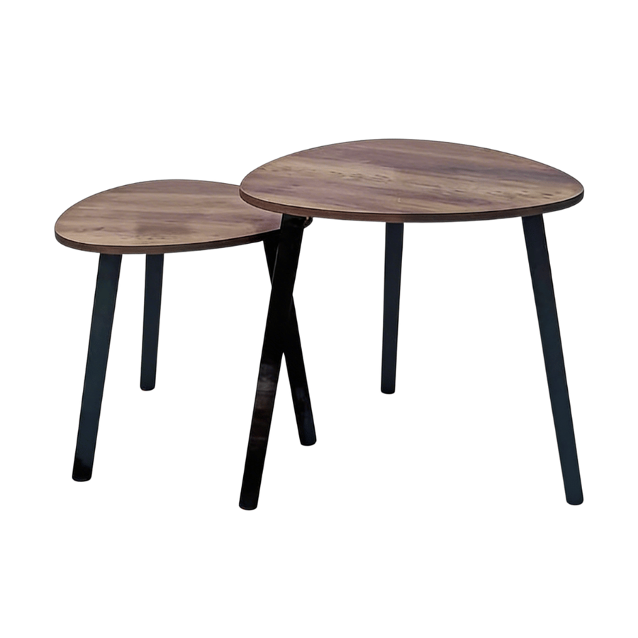 MESAS APOIO PÉS MADEIRA PRETO