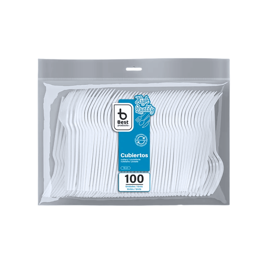 BEST GARFO C/100 BRANCO REUTILIZÁVEL BEST GARFO C/100 BRANCO REUTILIZÁVEL