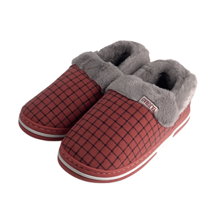 PANTUFA SRA QUADRADOS ROSA 38-39