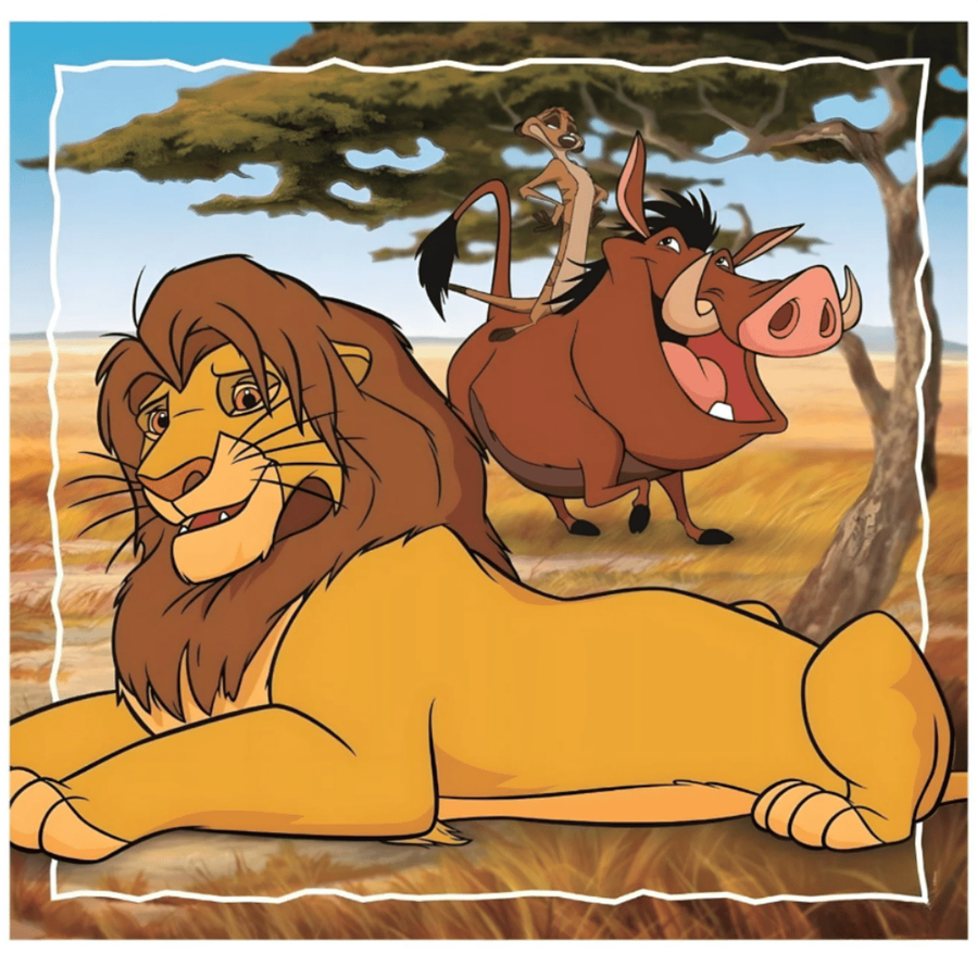 DISNEY CLASSIC PUZZLE 3X48PCS