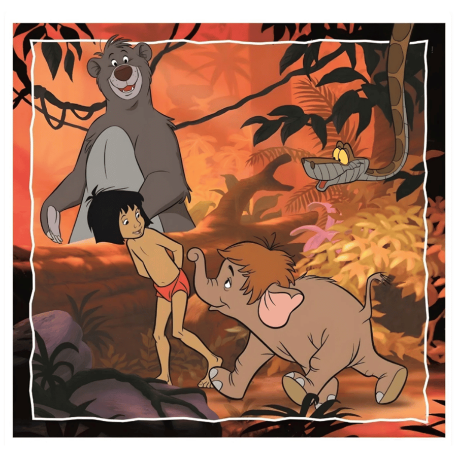 DISNEY CLASSIC PUZZLE 3X48PCS