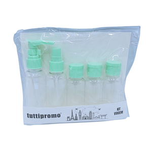 NECESSAIRE VIAGEM 5PCS VERDE