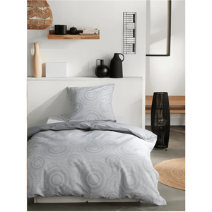 CAPA EDREDÃO CINZA 135X200CM C/1 FRONHA