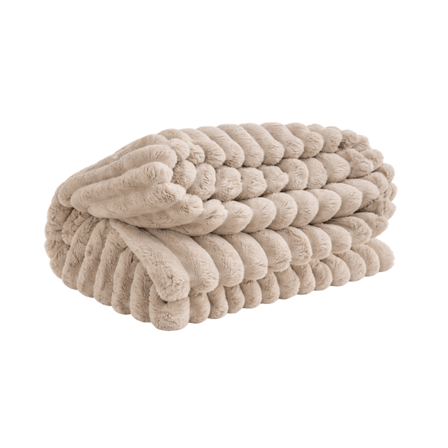 MANTA 200X150CM 280GR BEGE