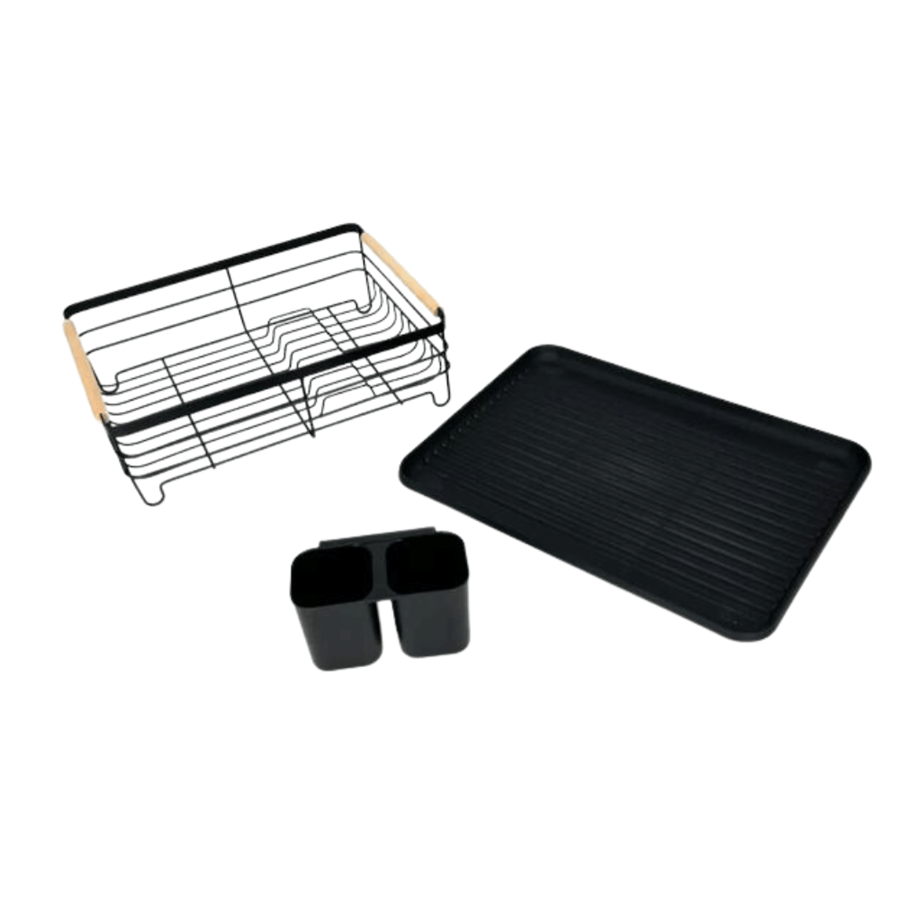 ESCORREDOR LOUÇA PRETO 42X31.5X14CM