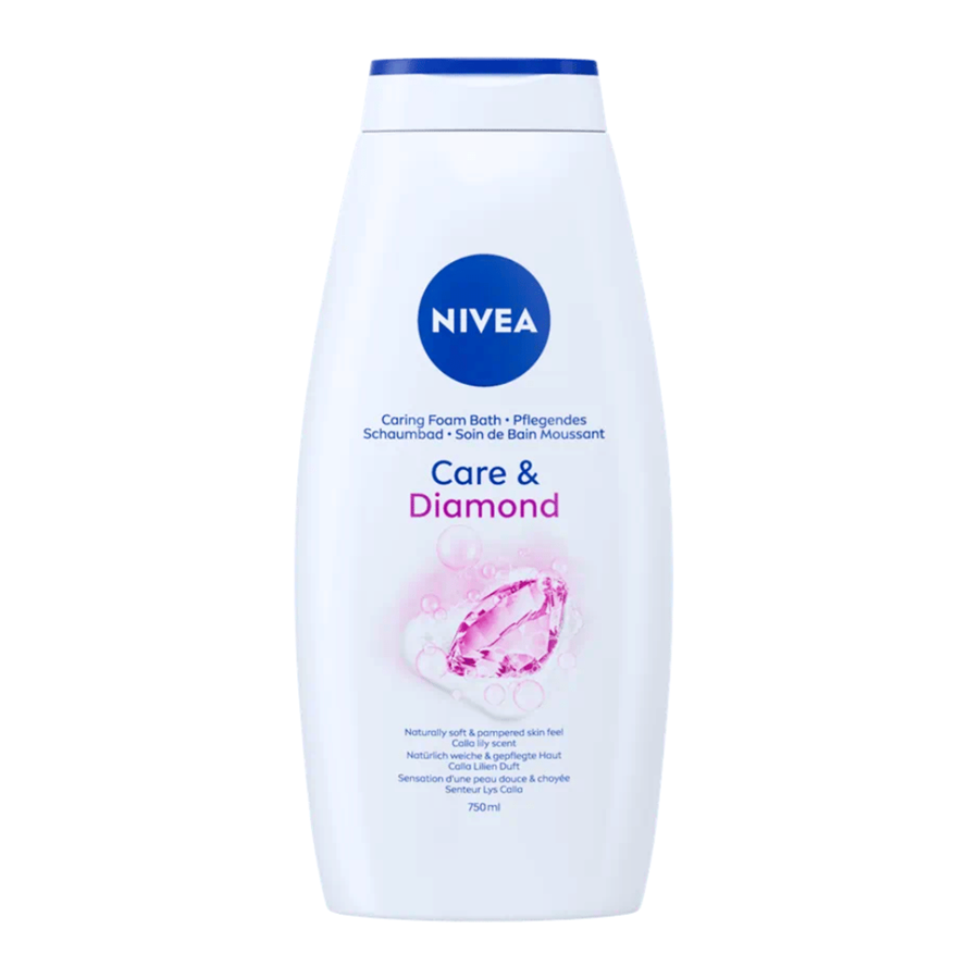 NIVEA GEL BANHO CARE E DIAMOND 750ML