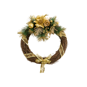 COROA NATAL DOURADO
