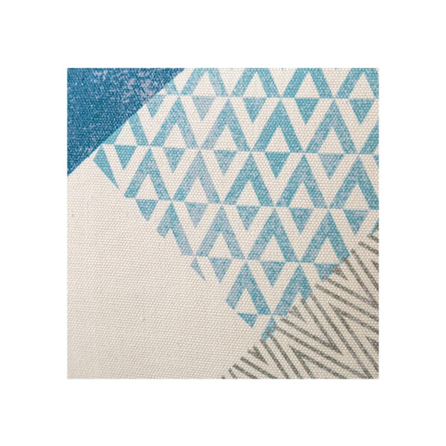 ALMOFADA AZUL GEOMETRIC 45x45CM