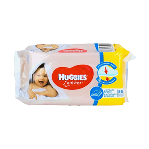 HUGGIES TOALHITAS C/56 UNISTAR