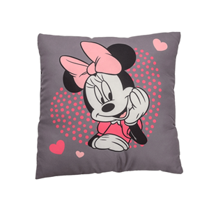 ALMOFADA MINNIE CINZA 40X40CM