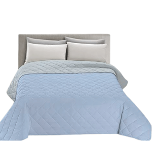 COLCHA BOUTY 220X240CM AZUL