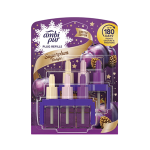 AMBI PUR RECARGA 2X20ML 3EM1 SUGARPLUM DELIGHT