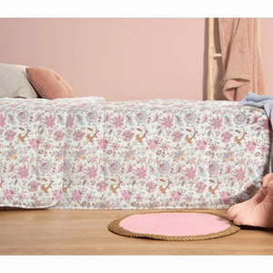 EDREDÃO SHANGRI ROSA 180x260CM