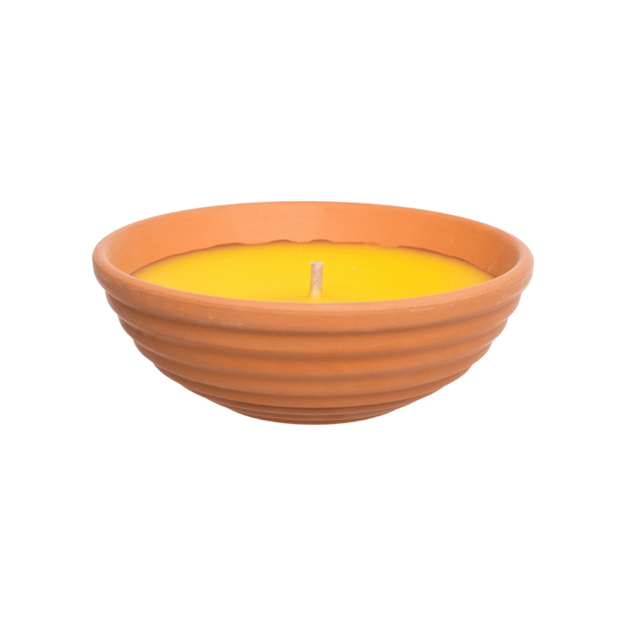 VELA CITRONELA TAÇA TERRACOTA